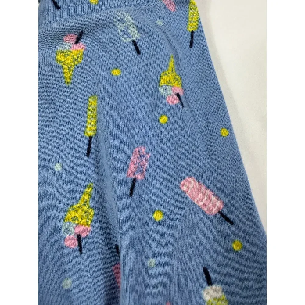 Baby Gap Ice Cream Pajama Set Blue Short Sleeve Size 3 Years